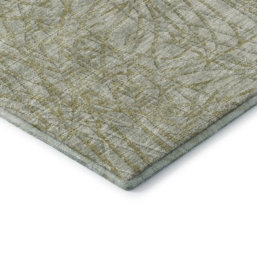 Premium Machine Washable Mayfield AMF35 Sage 8' x 10' Rug