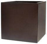 Dixon Square Cube Planter Box, Brown, 15"x15"x15"
