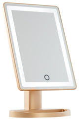 Touch Infinity Makeup Mirror, Champagne Gold