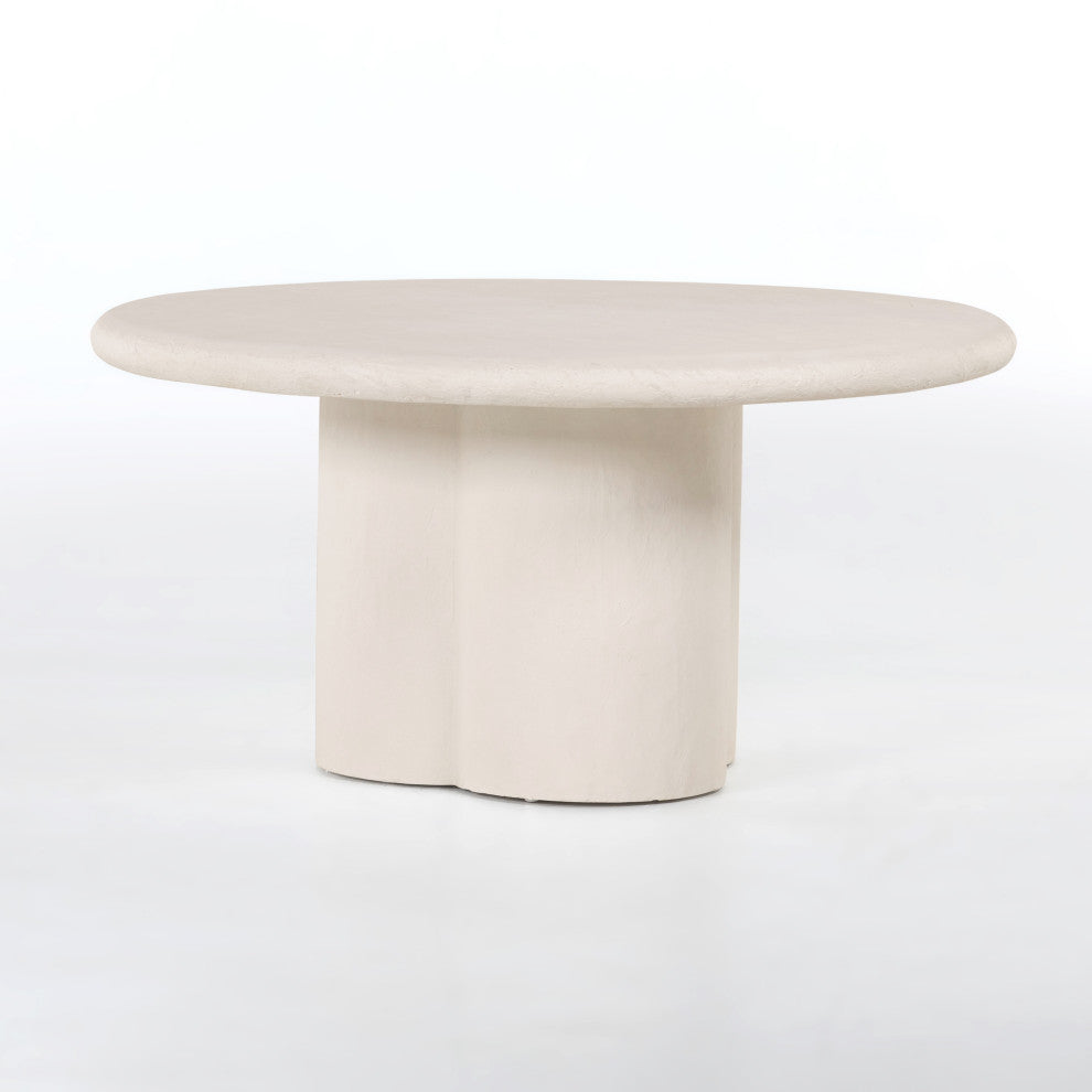 Grano Dining Table-Plaster Molded Concte