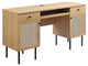 Modway Chaucer Particleboard and Laminate Office Desk in Oak