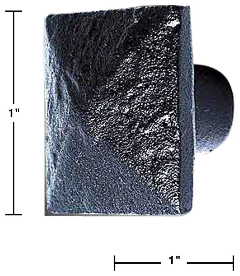 Cabinet Knobs Wrought Iron Black Knobs 1" Pack of 10 Renovators Supply