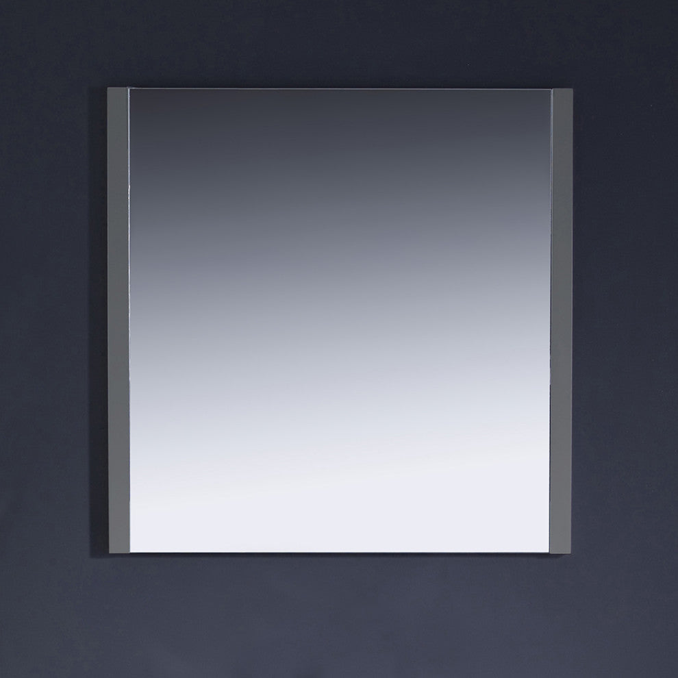 Torino Mirror, Gray, 32"