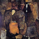 Egon Schiele Procession - 20" x 20" Premium Canvas Print