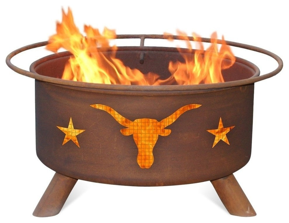 Texas Longhorn Fire Pit