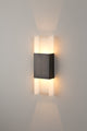 Ansa LED Wall Sconce, Oiled Bronze, Frosted