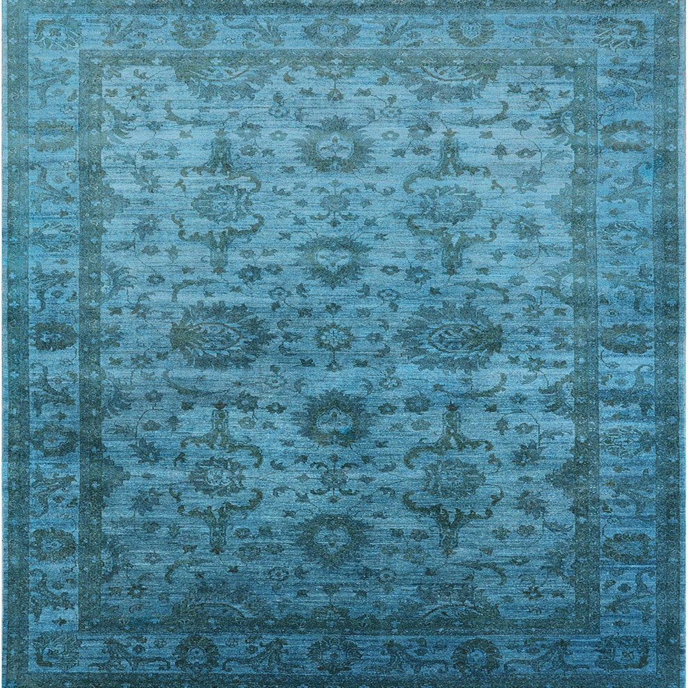 Ahgly Company Indoor Square Mid-Century Modern Area Rugs, 8' Square