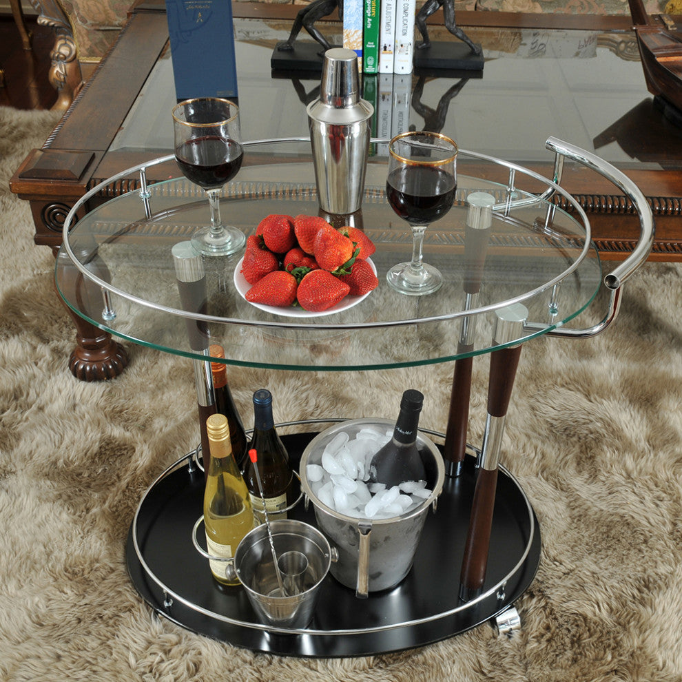 Anne Home Serving Trolley Bar Cart, Serving Cart