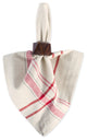 DII Red French Stripe Napkin, Set of 6