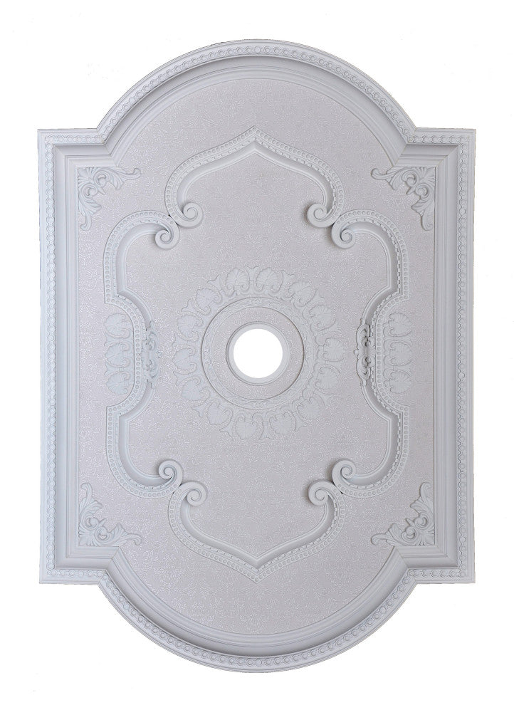 Artistry Lighting, Rectangular 51" x 36" White Ceiling Medallion, (Art0913-Q-201)