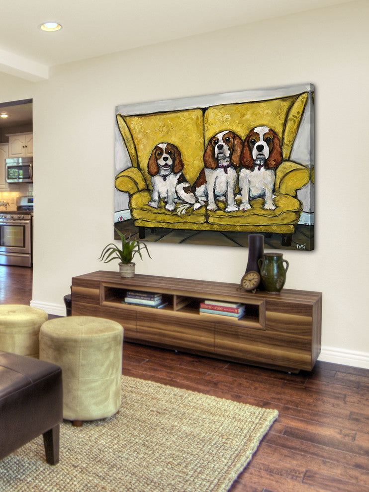 "The Girls" Painting Print on Canvas by Tori Campisi