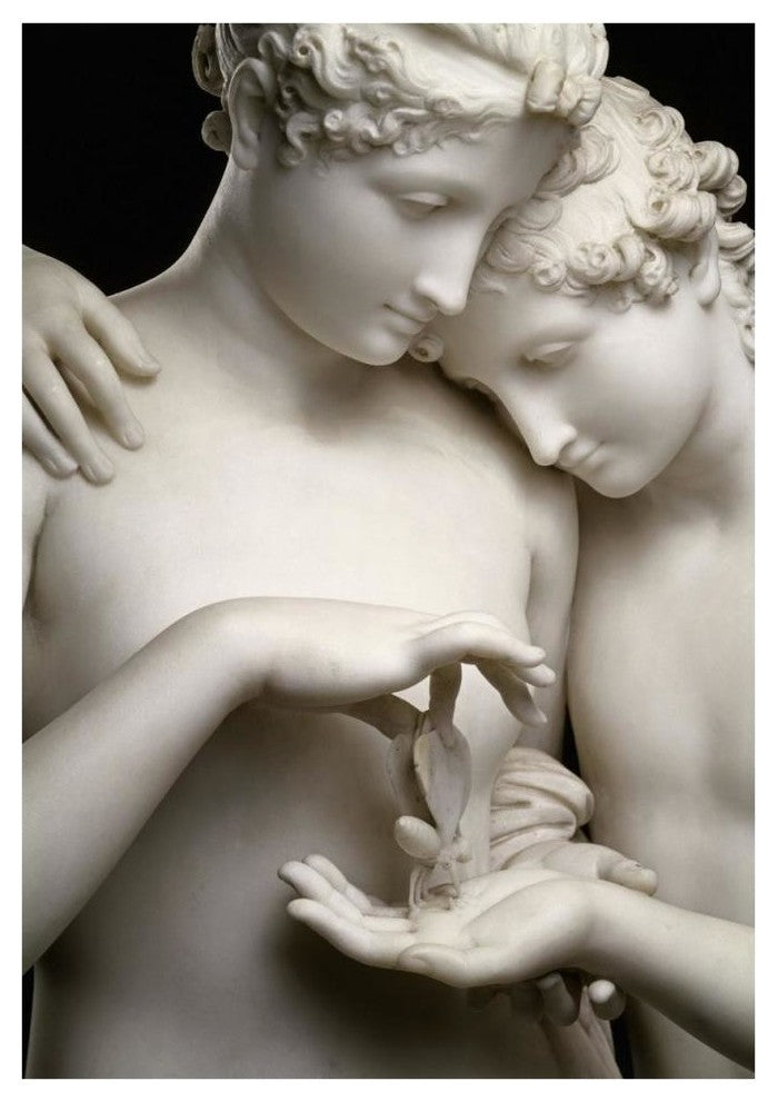 "Cupid and Psyche (Detail)" Digital Paper Print by Antonio Canova, 30"x42"
