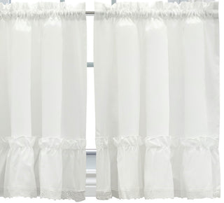 Madelyn Ruffled Victorian Tiers, Natural, 82"x30"