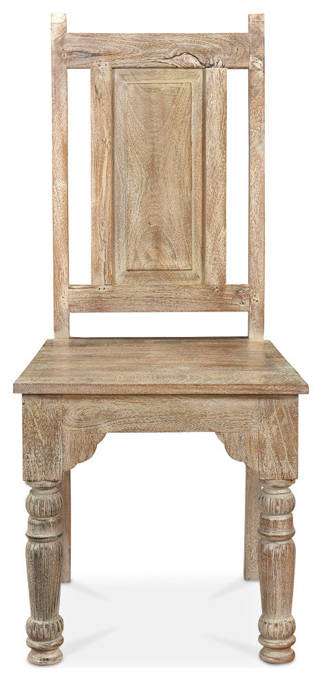 Driftwood Carved Chair- set of 2