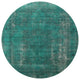 Ahgly Company Indoor Round Mid-Century Modern Area Rugs, 5' Round