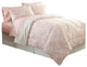 Enchantment Rose Micro Flannel Comforter Set, Twin