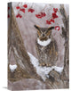 "Great Horned Owl In Winter, Howell Nature Center, Michigan" Artwork, 12" x 18"