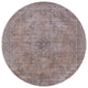 Ahgly Company Indoor Round Mid-Century Modern Area Rugs, 5' Round