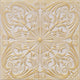 20"x20" R39 Styrofoam Ceiling Tile, White Gold