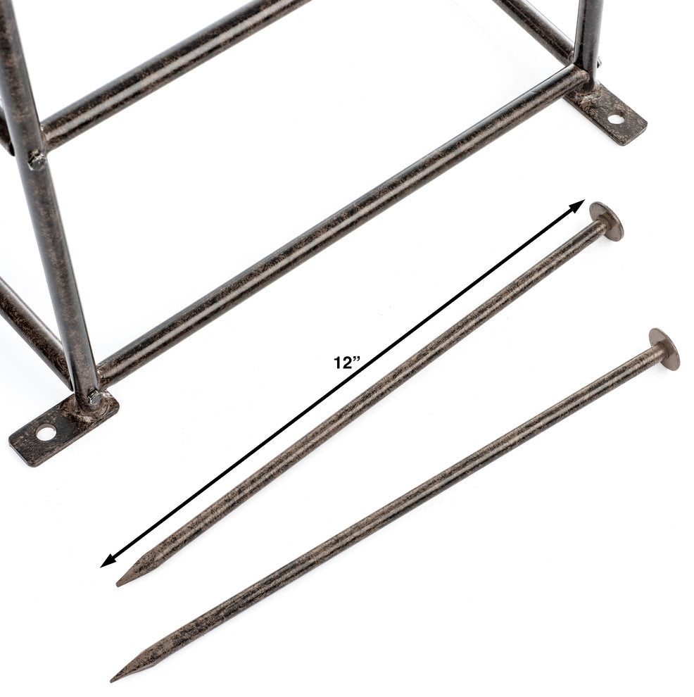 Trellis Large Obelisk for Climbing Garden Plants, Iron Metal Yard Art