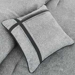 Madison Park Microsuede Printed 7-Piece Comforter Set, King