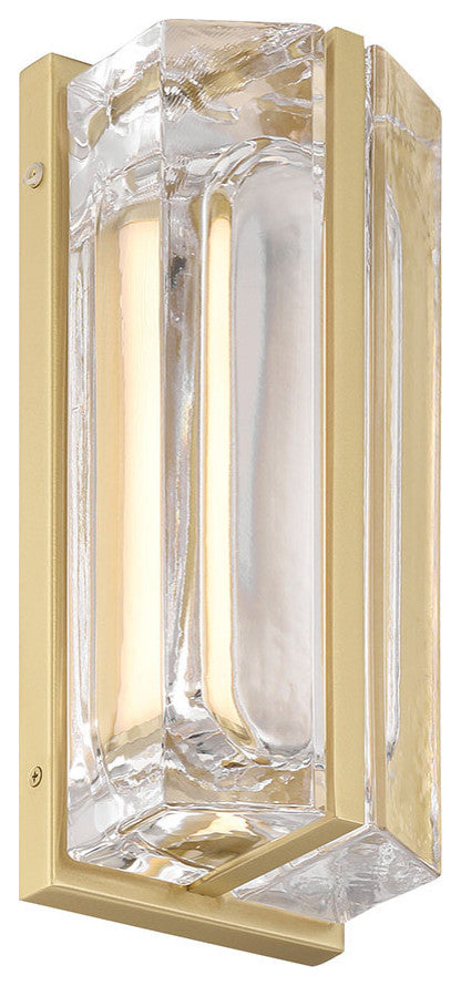 Langferd, Outdoor, 12", Gold, Clear Glass