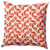 Kaleidoscope Graffiti Accent Pillow, Harvest Orange, 26"x26"