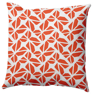 Kaleidoscope Graffiti Accent Pillow, Harvest Orange, 26"x26"