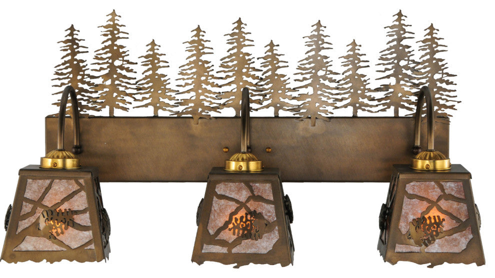 28L Spruce Pine 3 LT Vanity Light