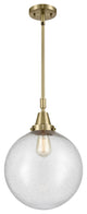 Innovations Lighting 447-1S-AB-G204-12-LED Beacon 1 Light 12" Mini Pendant