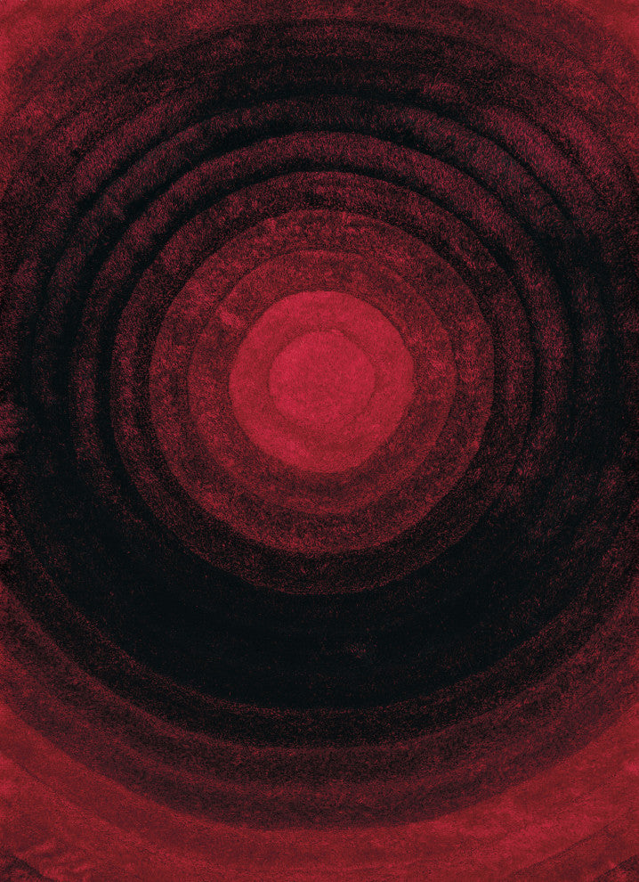 United Weavers Finesse Cyclic Burnt Red Area Rug 5'3x7'2