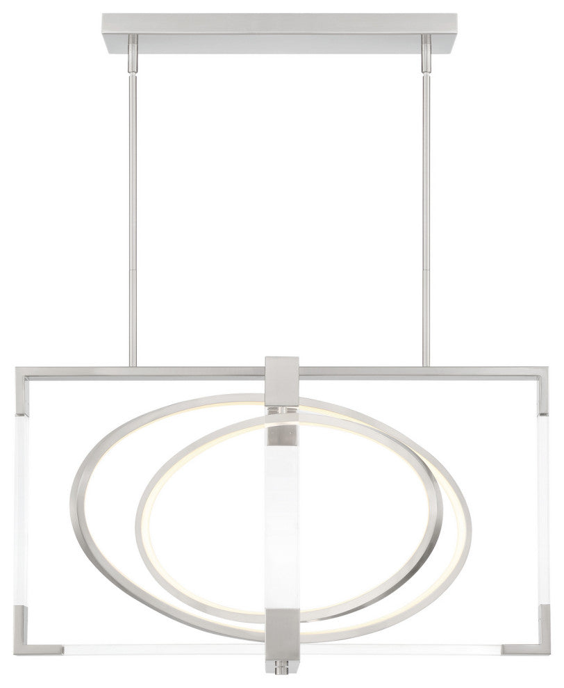 George Kovacs P2267-084-L, Double Take, 32" LED Island
