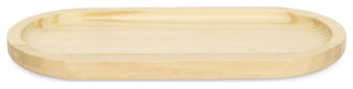 Kishen Ridge Oblong Natural Wood Glossy Tray