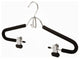 Foam Padded Metal Suit Hanger, Black, Set of 10
