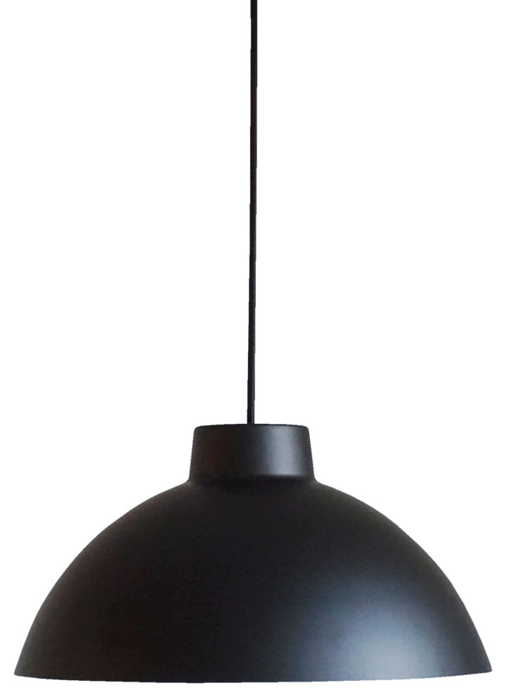 Modern Dome Pendant Light- Black