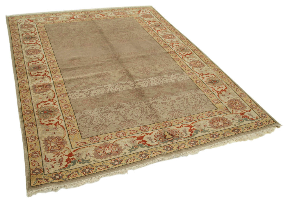 Rug N Carpet - Handwoven Oriental 5' 9" x 7' 9" Decorative Oushak Area Rug