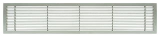 AG10 6"x14" Aluminum Fixed Bar Air Vent Grille, Brushed Satin