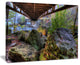 "Large Rocks Under Bridge in Creek" Landscape Photo Wall Art, 20"x12"