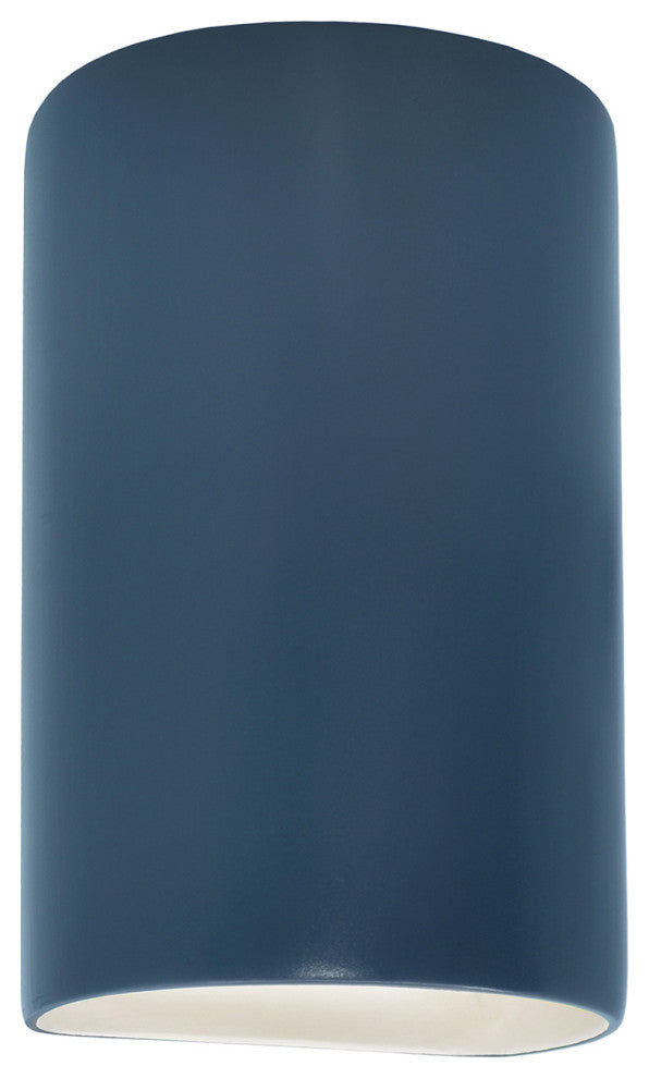 Ambiance Small Cylinder Wall Sconce, Open Top & Bottom, Midnight Sky, LED