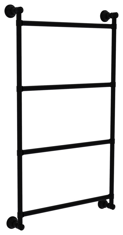 Carolina 4 Tier 24" Ladder Towel Bar, Matte Black