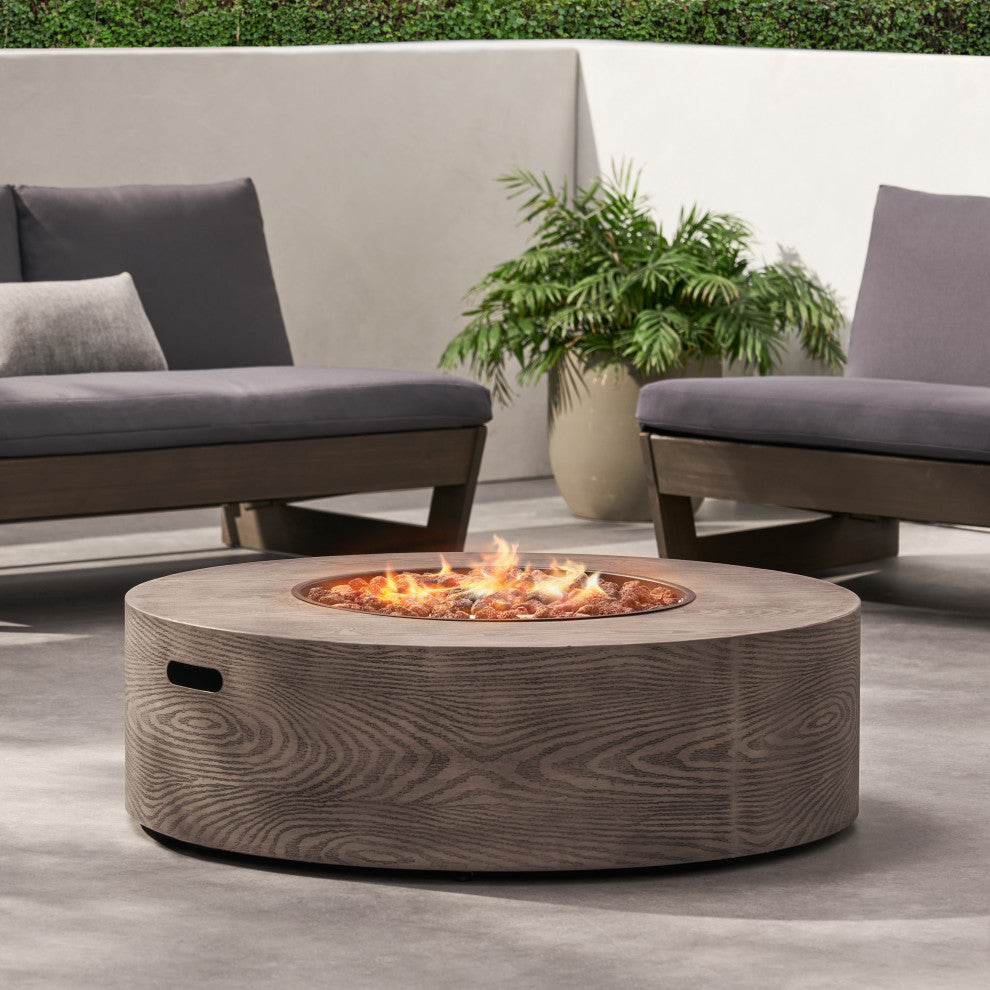 Bremen Outdoor 50,000 BTU Circular Fire Pit, No Tank Holder