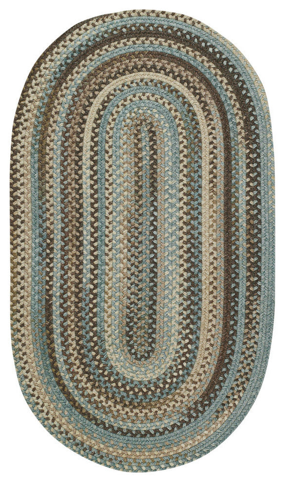 Capel Kill Devil Hill Tan Hues 0210_700 Braided Rugs - 24" X 8' Runner Runner