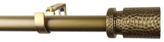 1" Diameter Fossetta Curtain Rod, 48"-84", Renaissance Gold