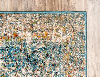 Unique Loom Blue Gondola Rosso 5' 0 x 8' 0 Area Rug