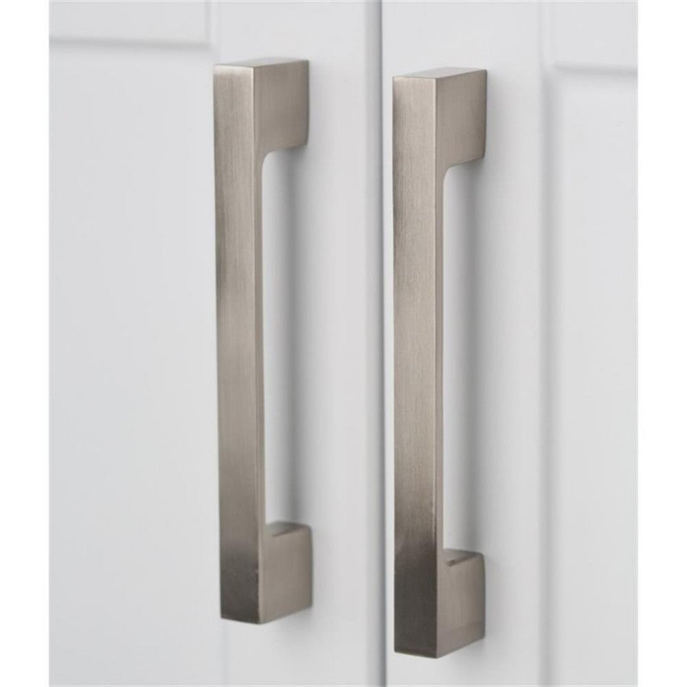 Deluxe 24 Inch Laundry Cabinet With Faucet & Stainless Steel Sink, Pure White