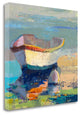 "Bottle Green Boat" By Beth A. Forst, Giclee Print on Gallery Wrap Canvas