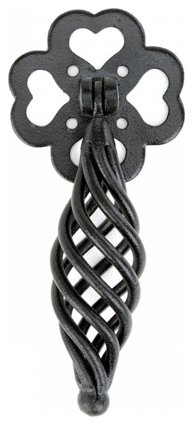 Renovators Supply Black Cabinet Knob 4.5 in Birdcage Style Drawer Pull Handles