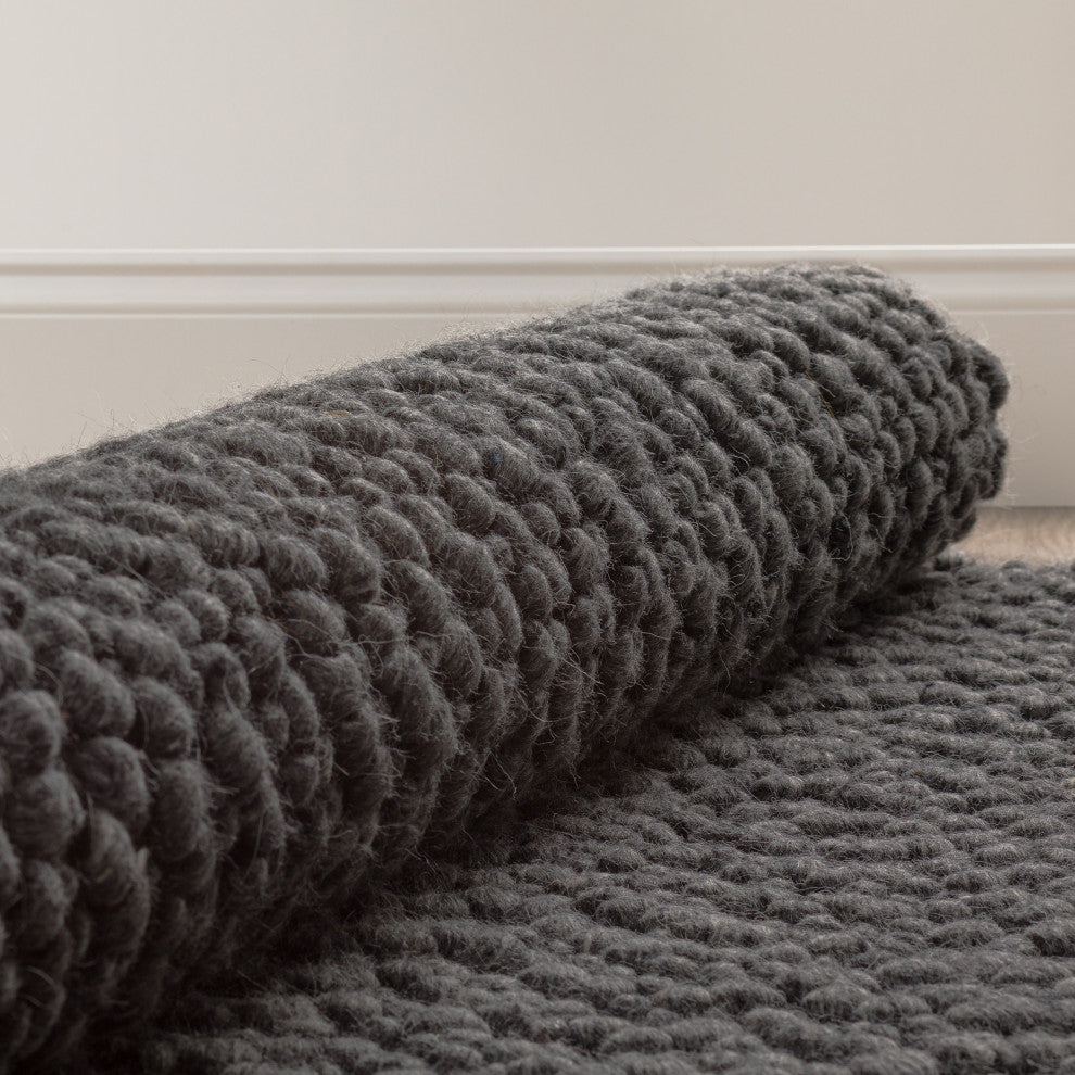 Gorbea GR1 Charcoal 6' x 6' Square Rug