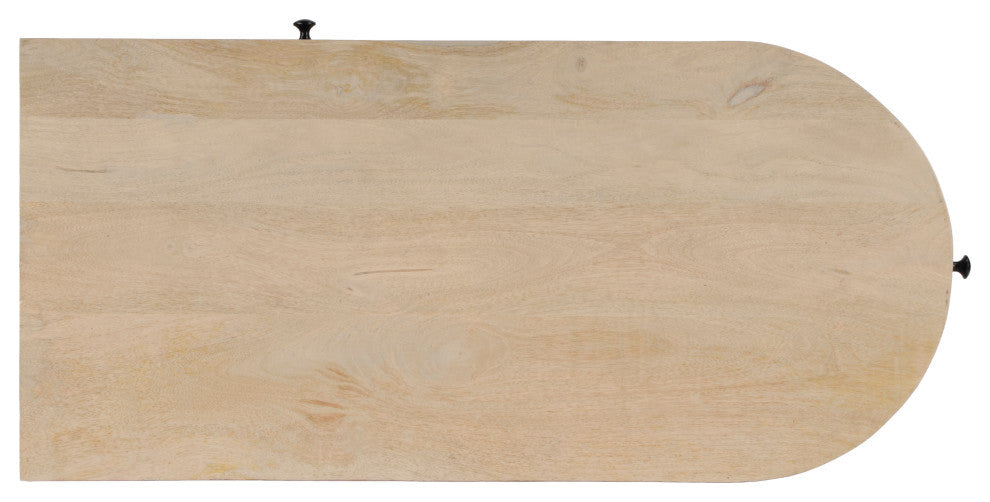 Sebastopol Reversible 2 Drawer Writing Desk, Natural