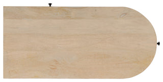Sebastopol Reversible 2 Drawer Writing Desk, Natural